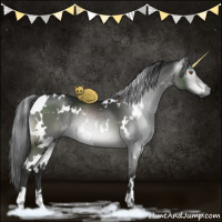 Horse Color:Gray Platinum White Spotted Brown Dun Mushroom 