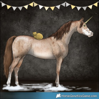 Horse Color:Brown Pearl Dun Sabino Brindle 
