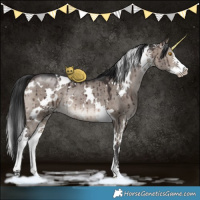 Horse Color:White Spotted Brown Dun Mushroom Sabino Brindle 