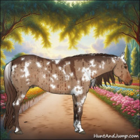 Horse Color:White Spotted Liver Red Dun Rabicano Brindle 