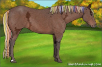 Horse Color:Painted Silver Bay Ice