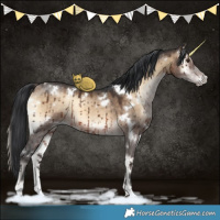 Horse Color:White Spotted Brown Onyx Brindle 