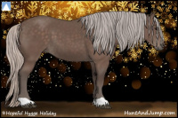 Horse Color:Silver Black 