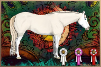 Horse Color:Perlino Dun Splash