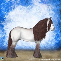 Horse Color:Chocolate Brown Chinchilla 