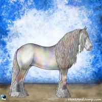 Horse Color:Nacre Silver Blue Onyx Chinchilla 