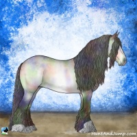 Horse Color:Nacre Brown Chinchilla 