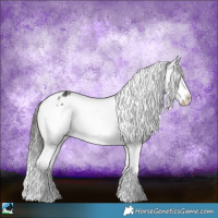 Horse Color:Brown Sabino Snowflake Varnish 