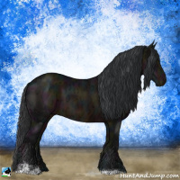 Horse Color:Midnight Brown Ice Sabino