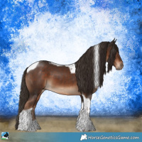 Horse Color:Liver Chestnut Tobiano 