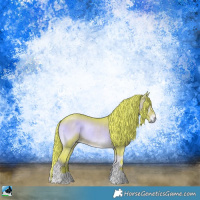 Horse Color:Watercolor Liver Red Onyx Rabicano 