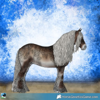 Horse Color:Liver Red Onyx Ice Mushroom Rabicano 