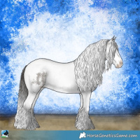 Horse Color:Bay Ice Onyx Sabino Splash Tobiano Rabicano