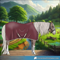 Horse Color:Silver Black Appaloosa