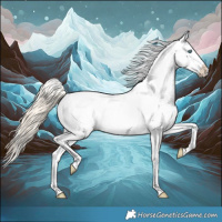 Horse Color:Perlino Appaloosa 