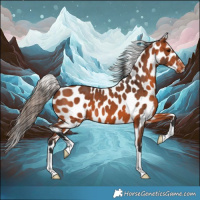 Horse Color:Bay Appaloosa 