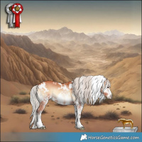 Horse Color:White Spotted Silver Bay Onyx Mushroom