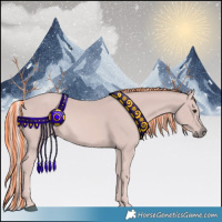 Horse Color:Platinum Painted Chestnut 