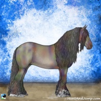Horse Color:Nacre Brown Dun Mushroom Sabino Rabicano 