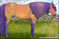 Horse Color:Watercolor Bay Roan 
