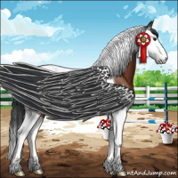 Horse Color:Brown Splash Tobiano 