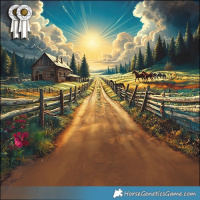 Horse Color:White Spotted Brown Dun 