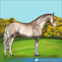 Horse Color:Liver Red Onyx Pearl Mushroom Sabino