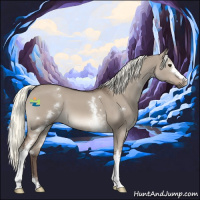 Horse Color:White Spotted Liver Red Dun Mushroom 