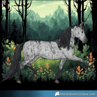 Horse Color:Grullo Chinchilla Rabicano Brindle 