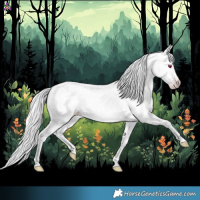 Horse Color:Silver Amber Champagne Chinchilla Dun
