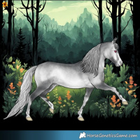 Horse Color:Silver Brown Chinchilla Onyx 