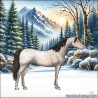 Horse Color:Sable Champagne Ice Roan