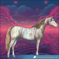 Horse Color:Chestnut Ice Tobiano 