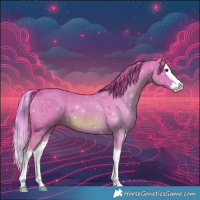 Horse Color:Watercolor Chestnut Splash 