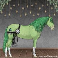 Horse Color:Watercolor Classic Champagne 