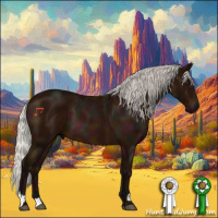 Horse Color:Midnight Silver Brown 