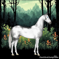 Horse Color:Gray Silver Brown Splash Frame Rabicano 