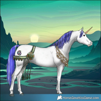 Horse Color:Painted Silver Bay Onyx Mushroom Sabino Rabicano 