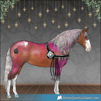 Horse Color:Silver Brown Varnish 