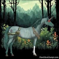 Horse Color:Watercolor Blue Roan Rabicano 