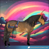 Horse Color:Buckskin Tobiano