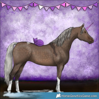 Horse Color:Silver Brown Dun Tobiano
