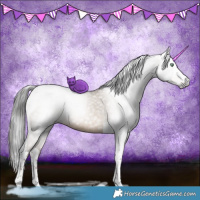 Horse Color:Gray Sable Champagne Dun Tobiano 