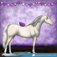 Horse Color:Silver Sable Champagne Pearl Dun Tobiano 