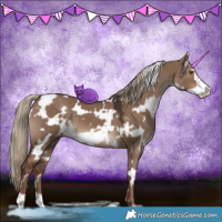 Horse Color:White Spotted Liver Red Dun Frame