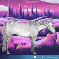 Horse Color:Bay Chinchilla Varnish 