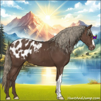Horse Color:Liver Chestnut Mushroom Appaloosa 