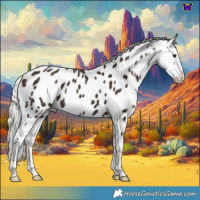 Horse Color:Liver Chestnut Mushroom Appaloosa 