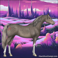Horse Color:Silver Black 