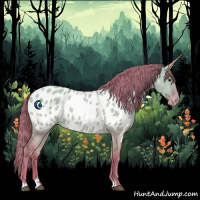 Horse Color:Watercolor Red Dun Sabino Appaloosa Rabicano 